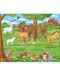 Puzzle pentru copii 3 in 1 Haba - Familiile animalelor - 3t