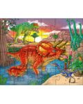 Puzzle pentru copii 3 in 1 Haba - Dinozauri - 3t