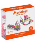 Mini constructor de vafe pentru copii Marioinex - 140 piese - 1t