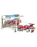 Constructor pentru copii Sonne - Stație de pompieri - NYFD - 1t