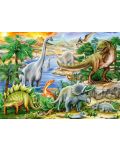 Puzzle pentru copii Ravensburger  din 60 piese - Viața preistorică - 2t