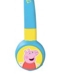 Căști pentru copii Lexibook - Peppa Pig HPBT010PP, wireless, albastre - 4t