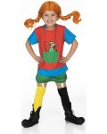 Costumul lui Pippi Longstocking pentru copii Pippi, 2-4 ani - 2t