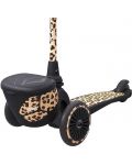 Tricicleta pentru copii cu suport  Scoot & Ride - Highwaykick 2, Lifestyle, leopardul - 3t