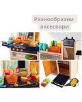 Bucătărie pentru copii Buba - roz, 65 bucăți - 3t