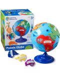 Puzzle pentru copii Learning Resources - Glob pamantesc cu continente - 1t