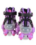 Patine cu rotile pentru copii Byox - Little Beetle Violet Girl, 26-29  - 4t