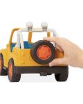 Jucarie pentru copii Battat Wonder Wheels - Mini jeep 4x4, galben - 2t