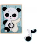 Puzzle pentru copii Eichhorn - urs panda - 2t