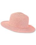 Pălărie de paie pentru copii Sterntaler - 53 cm, 2-4 ani, roz - 1t