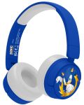 Căști pentru copii OTL Technologies - Sonic The Hedgehog, wireless, albastre - 1t