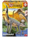 Educa Puzzle 3D din 101 piese - Brachiosaurus - 1t