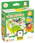 puzzle pentru copii Banana Panda 5 în 1 - Dinozauri - 1t