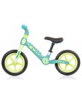 Bicicletă de echilibru pentru copii Chipolino - Dino, albastru și verde - 2t