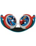 Căști pentru copii Lexibook - Avengers HP010AV, albastru /roșu - 3t