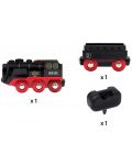 Jucarie pentru copii Brio - Locomotiva cu aburi si vagon - 3t