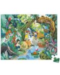 Puzzle Janod 100 de piese - Aventuri în junglă - 2t