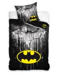 Set de dormit pentru copii Sonne Home - Batman Steel logo, 2 piese - 1t