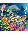 Puzzle pentru copii Ravensburger  3 x 49 piese - Sub apă - 2t