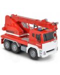 Jucărie pentru copii Moni Toys - Camion cu macara și cârlig, roșu, 1:12 - 4t