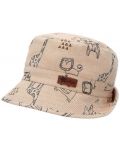 Pălărie de vară pentru copii cu protecție UV 50+ Sterntaler - Animale, 53 cm, 2-4 ani, bej - 1t