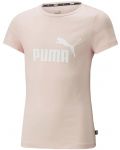 Tricou pentru copii Puma - Essential Logo, 4-5 ani, roz - 1t
