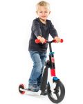 Trotineta pentru copii Scoot & Ride Highwayfreak, 2 in 1, rosu-negru - 3t