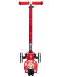 Scooter pentru copii Micro - Maxi Deluxe LED, Red - 4t