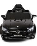 Masina cu acumulator pentru copii KikkaBoo - Mercedes Benz AMG C63 S, negru - 2t