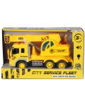 Jucărie pentru copii Moni Toys - Camion cu cabină și macara, 1:16 - 1t