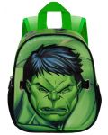 Ghiozdan Karactermania Hulk - Green Streng, 3D, cu mască - 2t