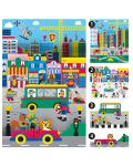 Puzzle educațional pentru copii Headu - Orașul - 2t