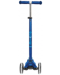 Scooter pentru copii Micro - Maxi Deluxe LED, Navy Blue - 3t