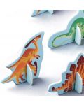 Puzzle pentru copii Toi World - Dinozauri, 116 piese - 4t