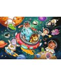 Puzzle pentru copii Ravensburger din 2 x 12 piese - Animale în spațiu - 2t