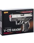 Jucărie Villa Giocattoli - Airsoft pistol mecanic din metal, V09 6 mm - 1t