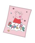 Păturică pentru copii Sonne - Peppa Pig Happy, 110 x 140 cm - 1t