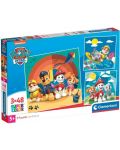 Puzzle pentru copii Clementoni din 3 x 48 piese - Paw Patrol (opțiunea 1) - 1t