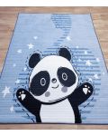 Covor pentru copii BLC - Panda, albastru - 2t