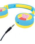 Căști pentru copii Lexibook - Peppa Pig HPBT010PP, wireless, albastre - 3t
