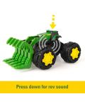 Jucărie Tomy John Deere - Tractor cu anvelope monstruoase - 4t