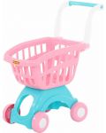 Carucior de cumparaturi pentru copii Polesie Toys, roz - 1t