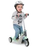 Tricicletă pentru copii 2 în 1 Smoby - Trotinetă și roată echilibrată - 4t