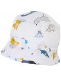 Pălărie de vară pentru copii Sterntaler - С динозаври, 55 cm, 4-6 ani - 1t