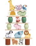 Joc de lemn pentru copii Tooky Toy - Animals, pentru echilibru - 2t