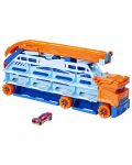 Jucărie pentru copii Hot Wheels City - Transportor auto cu pistă de coborâre, cu mașină  - 2t