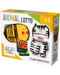 Joc pentru copii Headu Ecoplay - Lotto cu animale - 1t