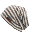 Pălărie pentru copii cu căptușeală din fleece Sterntaler - 55 cm, 4-6 ani, în dungi - 1t
