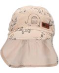 Pălărie de vară pentru copii cu protecție UV 50+ Sterntaler - Cu animale, 51 cm, 18-24 luni, bej - 5t