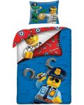 Lenjerie de pat pentru copii Halantex - Lego, City Police - 1t